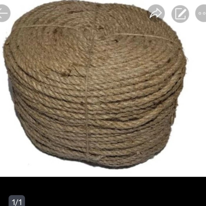 #####] Tali Manila 10mm Tali Tambang 10 MM Per Roll Tali Tarik Dadung Manila