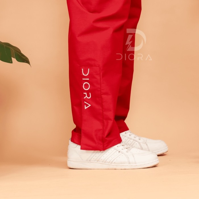 READY RAINCOAT DIORA SERIES RED/JAS HUJAN PRIA WANITA DIORA ORIGINAL MANTEL