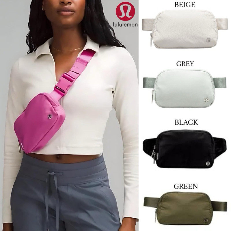 Full Emboed Vip Platinum Lululemon Everywhere Belt Waitbag Wanita Pria 8116