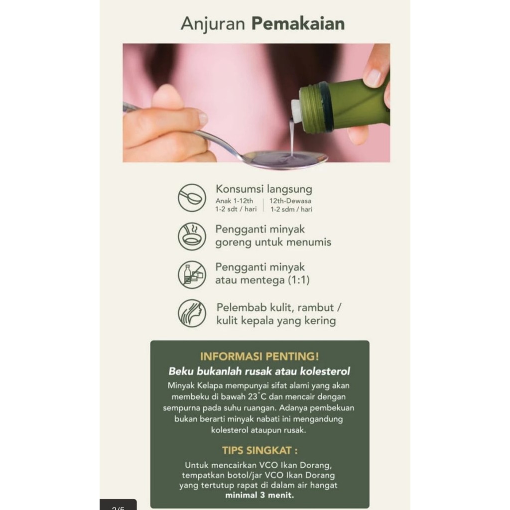 VIRGIN COCONUT OIL VCO 500ML IKAN DORANG