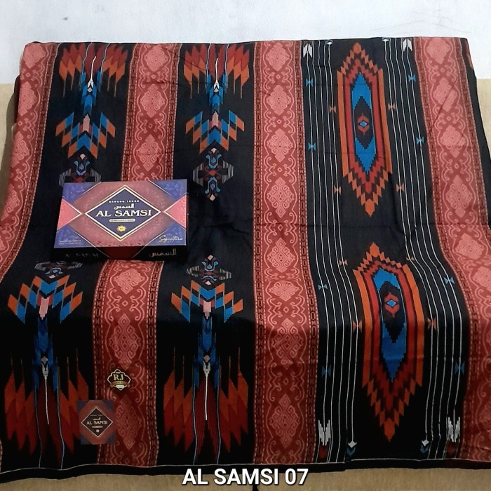 Sarung sarung al samsi motif bhs termurah - asamsi 07 polos celana premium