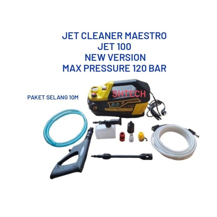 BARANG TERLARIS JET CLEANER MAESTRO JET 100 JET100 MESIN STEAM CUCI MOBIL AC INDUKSI PACKING AMAN