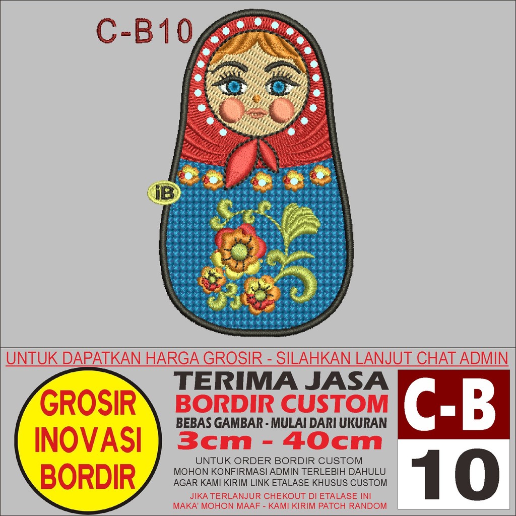 PATCH BORDIR C-B10 LOGO ROYAL CANADIAN - GIB REVIEW/TESTIMONI