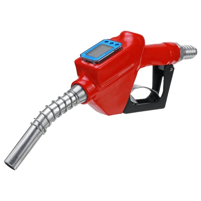 Nozzel Gun Digital Flow Meter Fuel Gun Nozzel Pompa Pom Mini Pertamina