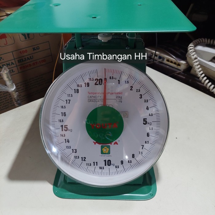 Timbangan Duduk 20Kg/30Kg Kilo Duduk Laundry Buah Dagang Plat Rata