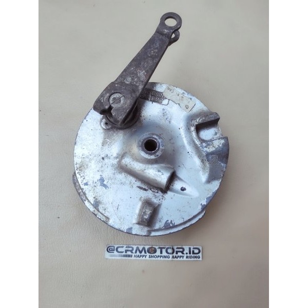 Cover Tutup Rem Dudukan Kampas Tromol Velg Depan Suzuki Rc Crystal Bravo Tornado Smash 110 Lama A100