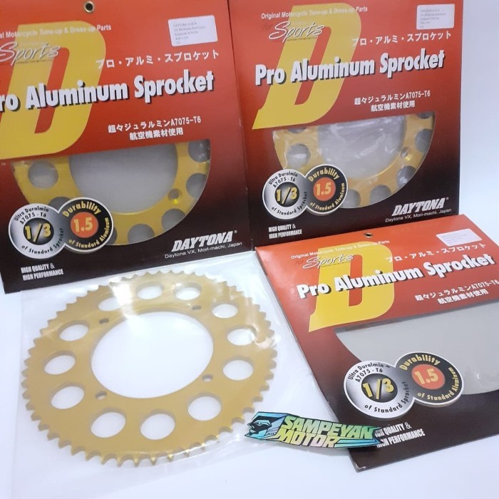 Gir Gear Ger Belakang Kawasaki Klx 150 428 55 Daytona Gold Barang Langka