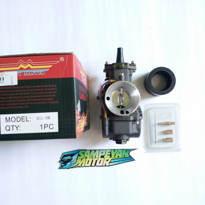 Karbu Karburator Pwk 30 Moto Master Bonus Manifold Dan Pj Main Jet Barang Langka