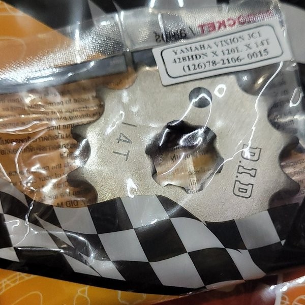 Did Megapro New Monosok Verza Sonic 150 Gtr 428Hdn 428  Hdn Gir Gear Set Girset Gearset Baja Depan B