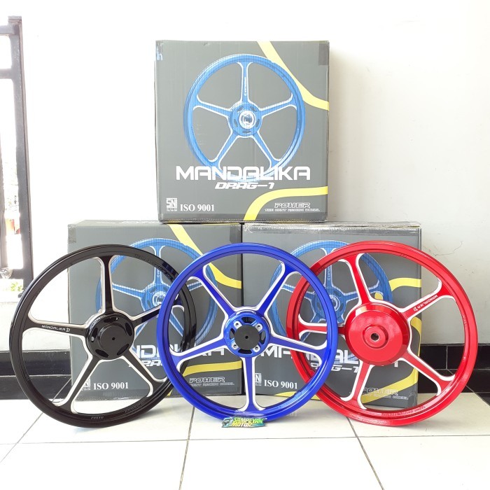 Velg Set Variasi Power Mandalika Yamaha Mio Old New Smile Sporty Soul Barang Langka