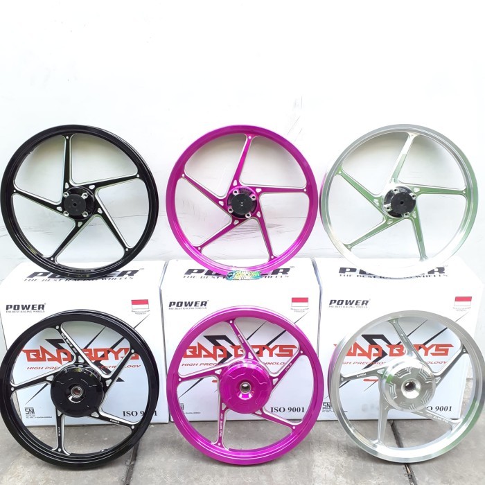 Velg Vlg Peleg Racing Palang 5 Bad-Boys Gen 1 Cnc Ring 17X140 17X160 Matic Hitam Merah Crome Biru Va