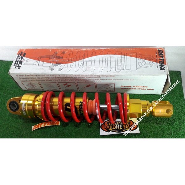 Shock Matic Daytona Sr Original 300 Mm Gold  Mio Beat Vario Dll Tinggi 30 Cm Barang Langka