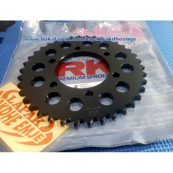 Gear Belakang 428 38 Ninja R Ninja Rr Ninja 150 Ss Rk Takasago Original Carbon Steel Black Hitam Ger