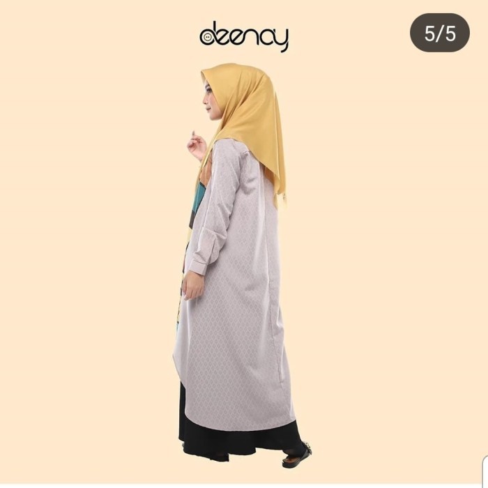 Tunik Raras Grey/Abu-Abu By Deenay Signature {TerlarisBest Seller}