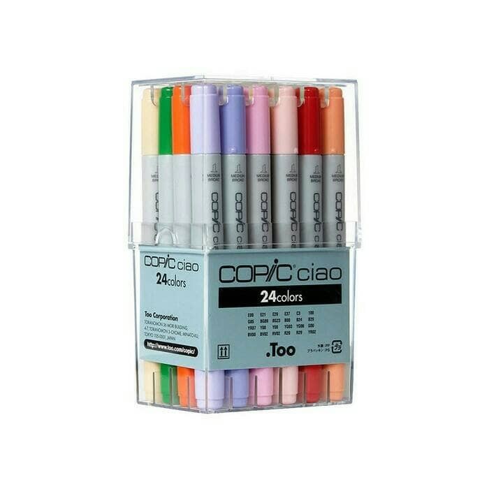 

TERLARIS! COPIC CIAO MARKER 24 COLOURS