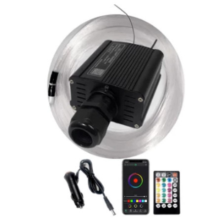Lampu Fiber Optic Led 16 Watt Rgb + Remote Lampu Hias Variasi Atap Mobil Dan Plafon