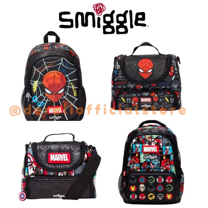 

TERLARIS SMIGGLE - SMIGGLE SD - RANSEL SMIGGLE MARVEL - LUNCH BOX SMIGGLE MARVEL - RANSEL SD SMP SMA