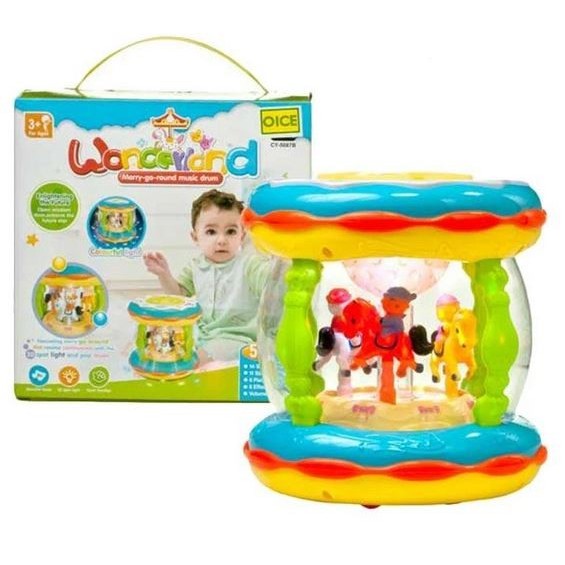 MAINAN BAYI 6 BULAN WONDERLAND EDUKASI EDUKATIF MUSIK ANAK 7 8 9 BULAN