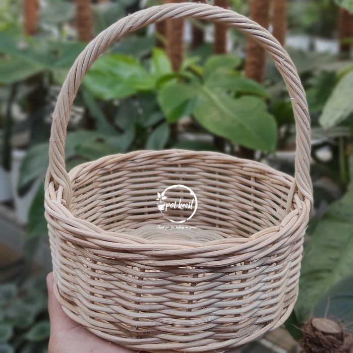 BERAGAM KERANJANG BUNGA MINI / KERANJANG BUAH MINI HKL2