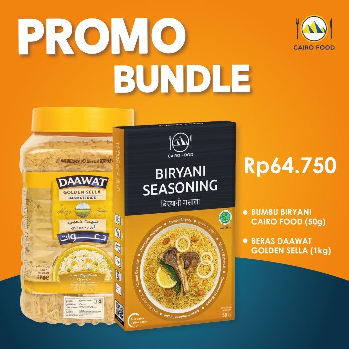 

Bundle Beras Basmati dan Bumbu Biryani