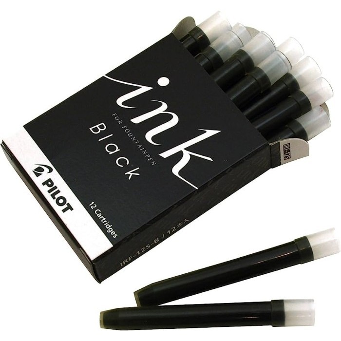 

Pilot Kakuno Ink Cartridge Refill Gel Tinta Isi Ulang Set 12 IRF-12S