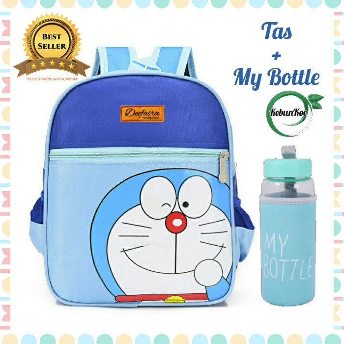 Tas Anak Perempuan-Laki Laki Tas Karakter Doraemon-Hello Kitty-Mario