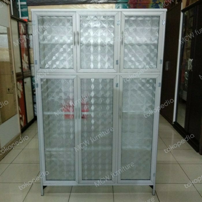 Rak Piring 3 Pintu, Lemari Piring, Lemari Dapur, Rak Makan, Rak Gelas.