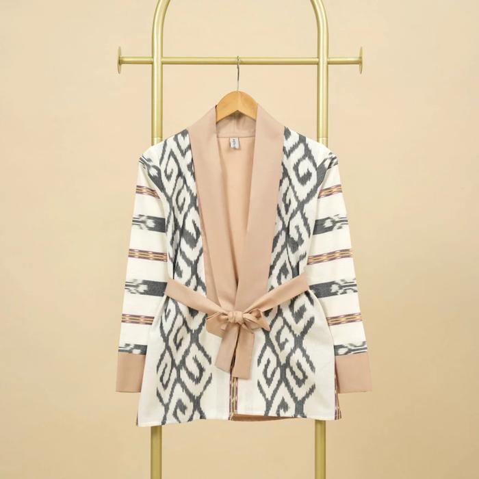 Spesial PromoTerbaruBest SellerTerlaris Balzer Tenun Outer Kimono Kain Tenun Blanket Jepara Pria