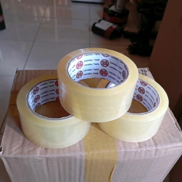 

Ready Stock Lakban Bening 100 Yard / Lakban Coklat 100 Yard / Lakban Dus Isi 72Pcs Cod