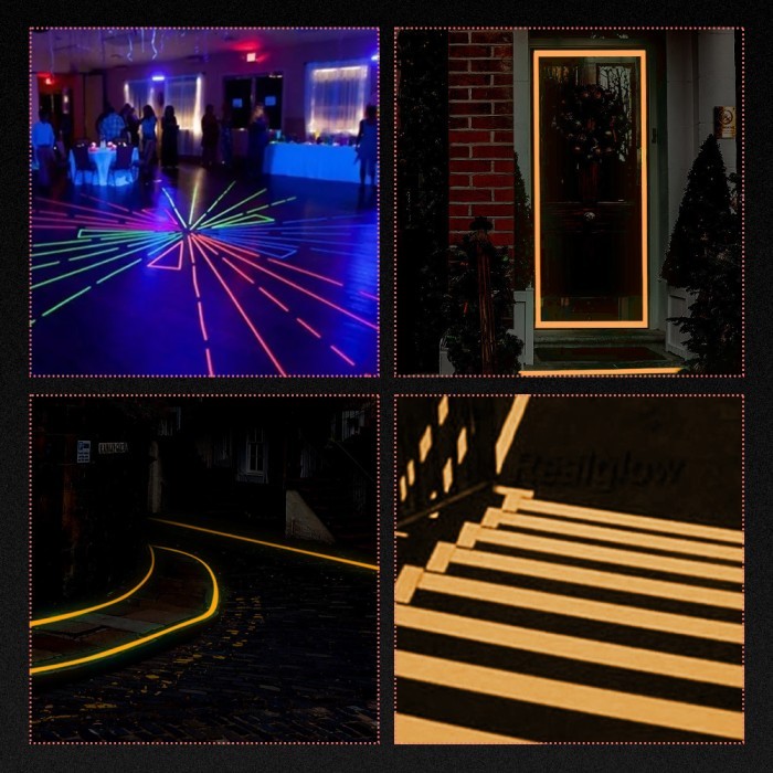 

Promo Glow In The Dark Tape 50Mm X 5M Meter Isolasi Lakban Sticker Fosfor Hy6 Packing Aman