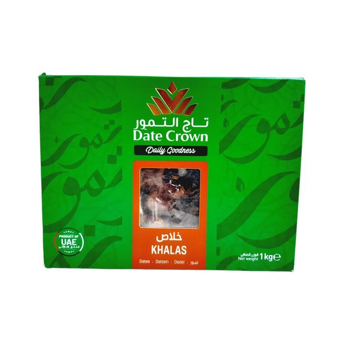 

Date Crown Khalas 1 Kg Kurma Khalas Food Snacks Makanan Cemilan