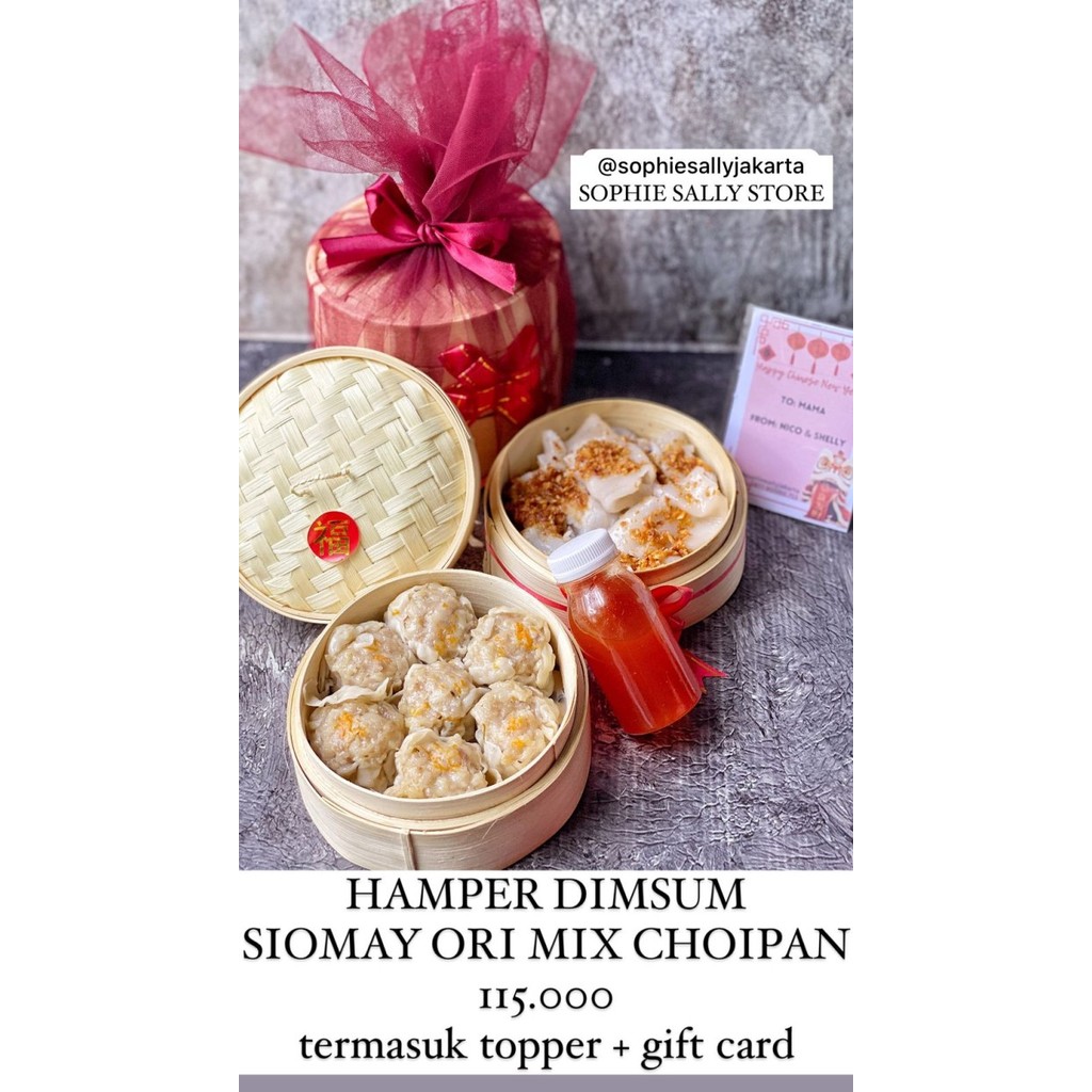 

Hampers Keranjang Dimsum Paket Imlek / Cny Edition - Ready