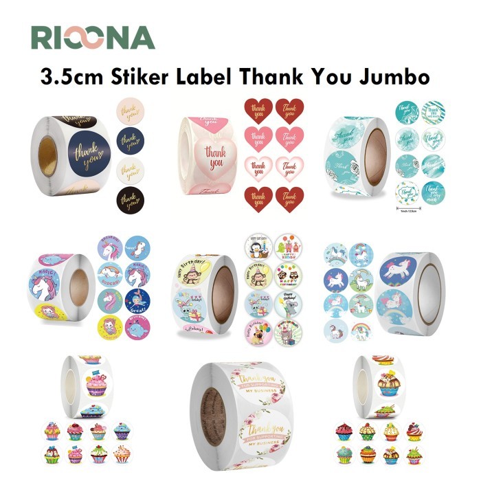 

Stiker Label Thank You Ukuran 3.8Cm Stiker Label Jumbo