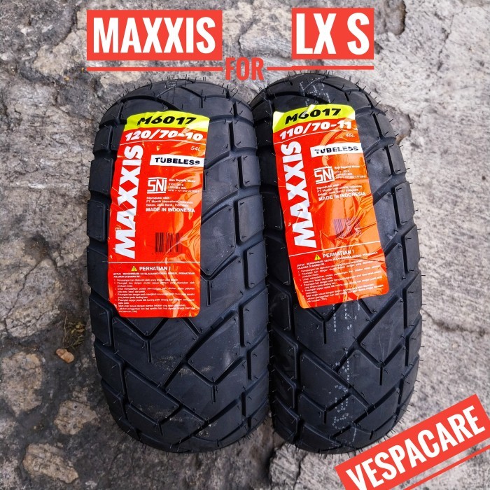 Ban Vespa Lx S Ring 10 11 Maxxis Tubeles