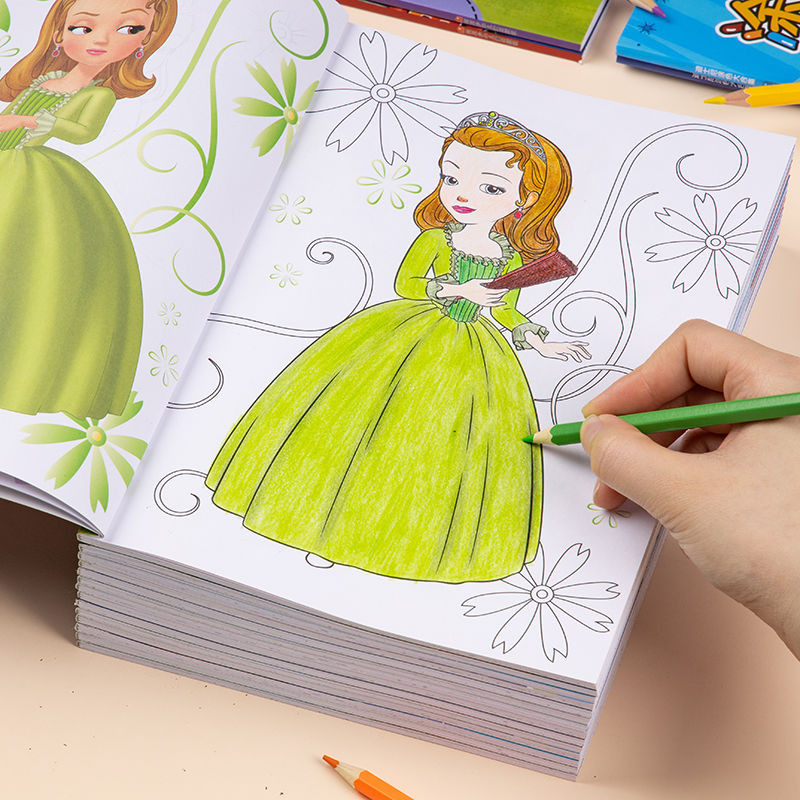 

Buku Lukis Anak, Buku Mewarnai Putri, Lukisan Anak Disney Impor