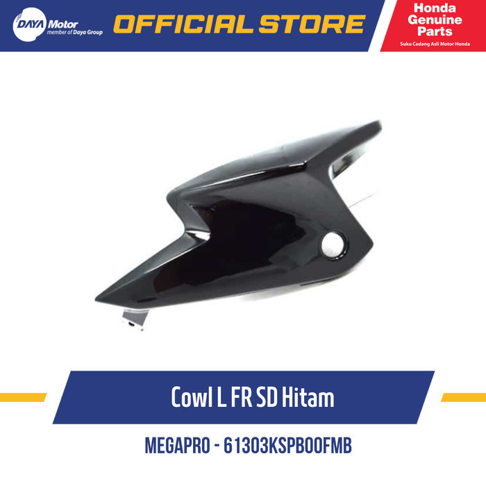 61303KSPB00FMB - Cowl L FR SD Hitam Megapro 2010