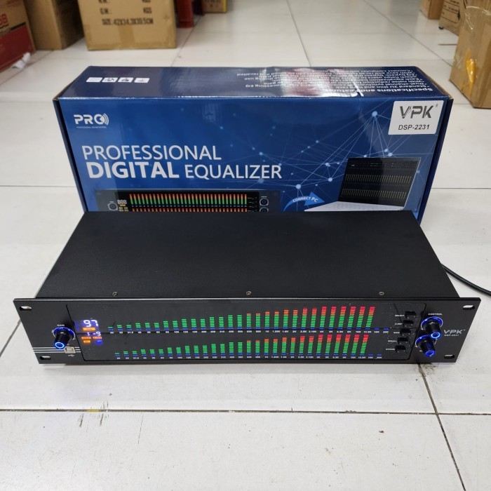 TERBARU Equaliser Digital vpk dsp 1131 2231 Original Equalizer