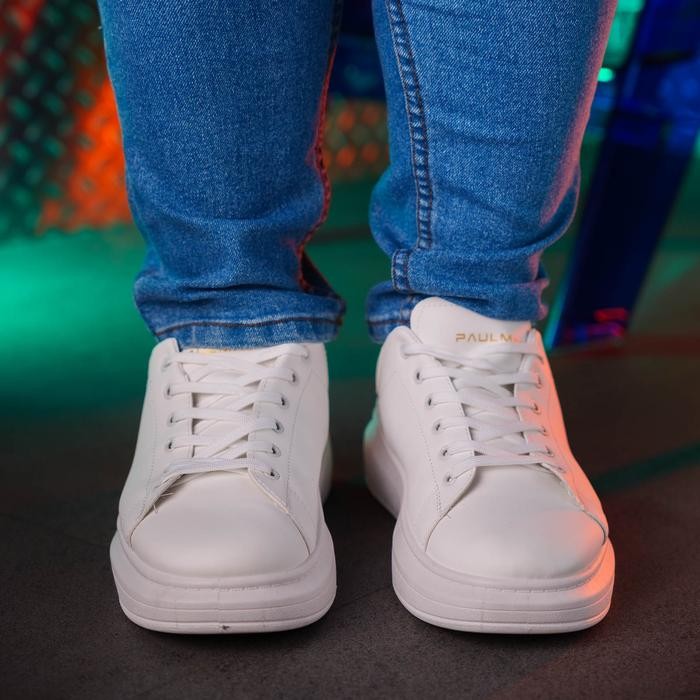 Promo Paulmay - Sepatu Sneakers Pria Wanita Orlando Casual Shoes Black