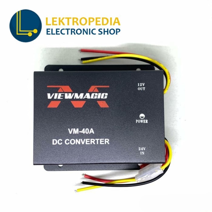 :=:=:=:=] Inverter 40A DC 24V ke 12V Step Down Converter 24 to 12 Volt