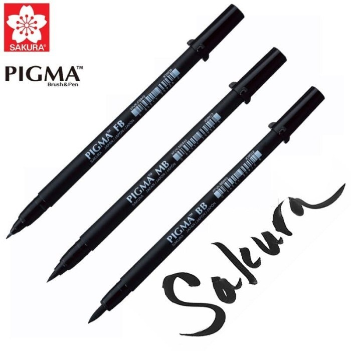 

TERLARIS! Sakura Pigma Brush Pen - Black