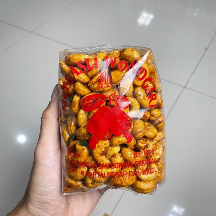 

terbaru !!! 500gram kacang mete pedas manis wonogiri - snacks food mede goreng ready