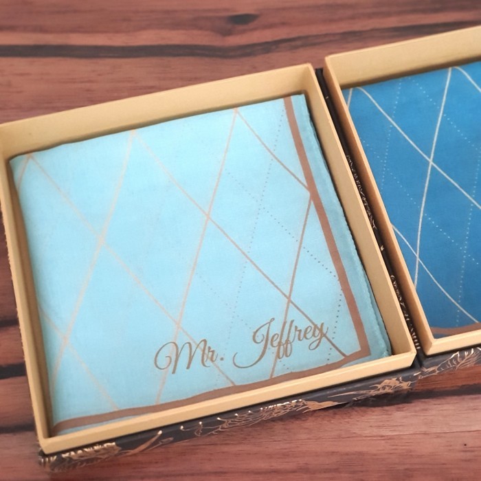 PREORDER Handmade Sapu Tangan Handkerchief Scarf Syal custom nama