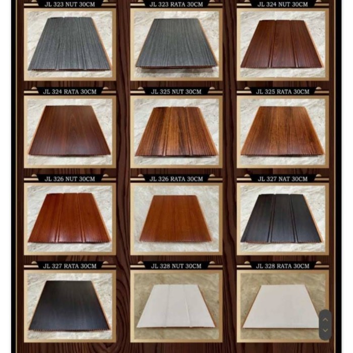 jual plafon pvc united 20 cm Bandung