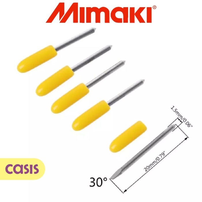 

HOT SALE! mata pisau mimaki 30 derajat 1 box isi 5 pcs - CASIS