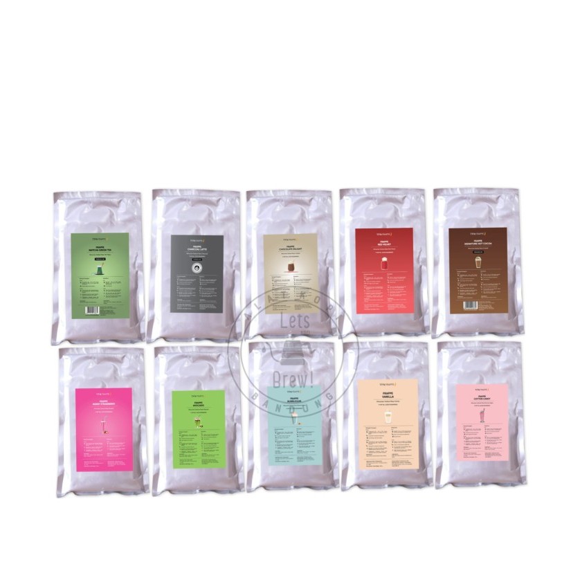 

Toffin Frappe Powder 800gr (variant tertera di keterangan) Red Velvet