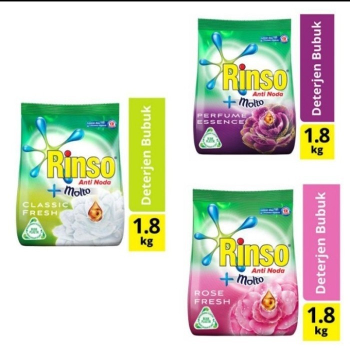 Rinso Deterjen Bubuk 1.8 KG / 1.8KG Wangi