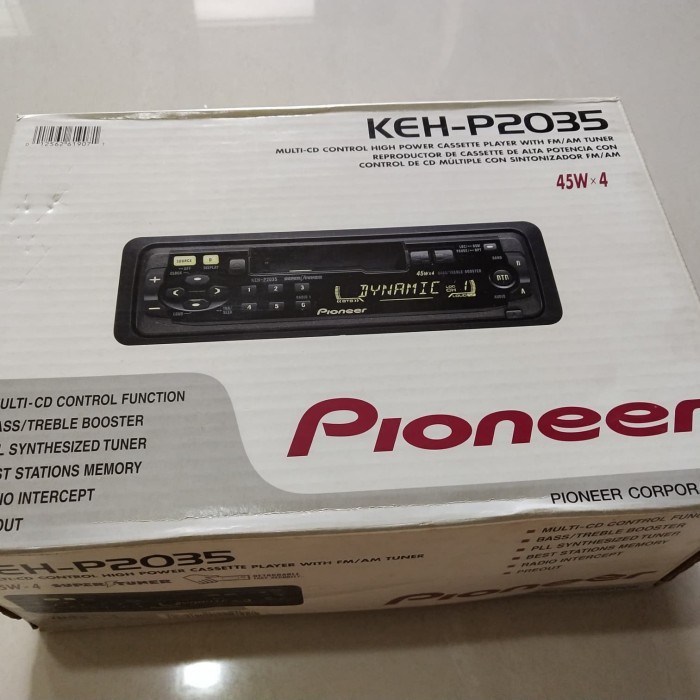 Tape single din Pioneer KEH-P2035 kaset