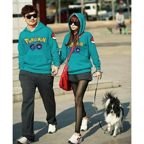 Couple Sweater Hoodie Pokemon Go Turkish