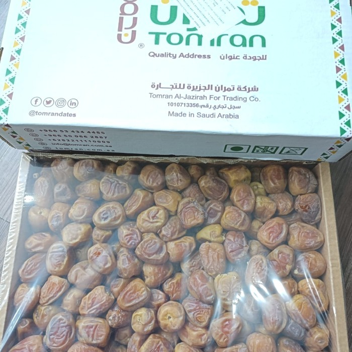 

Kurma Sukari Premium Wraping Tomran 3 Kg Lembut Lumer