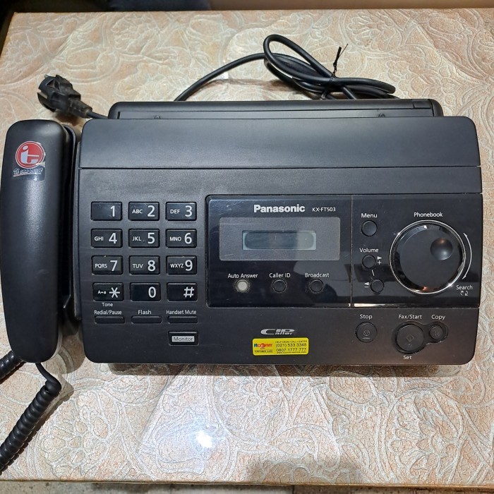 %%%%] Mesin Faximile Panasonic KX-FT503